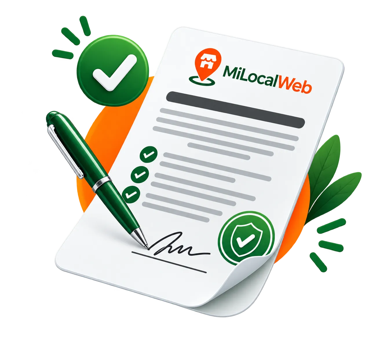 Contrato de propiedad digital de MiLocalWeb